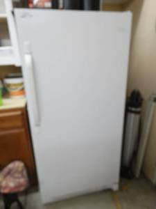 lot 1350 image: Electrolux upright freezer- Works great