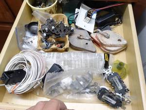 lot 1361 image: Drawer w various hardware tools