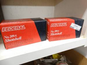 lot 1373 image: 2 boxes of federal No. 209A shotshell primers