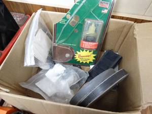 lot 1397 image: Gun holster magazine holsterdeadshot rest & misc.