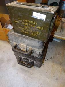 lot 1428 image: 3 ammo storage containers