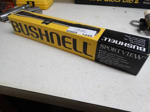 lot 1448 image: Bushnell sportview rifle scope in box