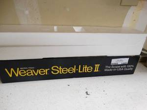 lot 1449 image: Weaver rifle scope- in box