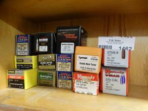 lot 1462 image: Large lot of various bullet tips