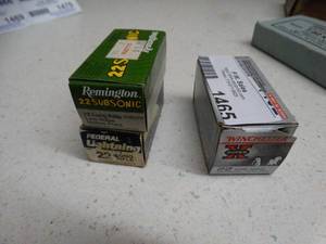 lot 1465 image: .22 & .22 mag partial boxes