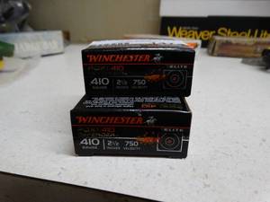 lot 1474 image: 2 boxes of 410 shotgun shells