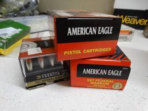 lot 1477 image: 3 boxes of 327 federal magnum ammo