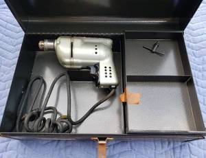 lot 5001 image: Black and Decker 50th year 14 Inch Drill with Original Documentation Tested