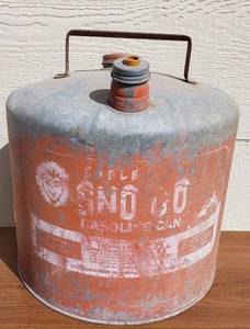 lot 5008 image: Vintage Eagle Sno Go Gasoline Can