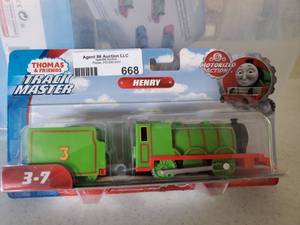 lot 668 image: Fisher-Price Thomas &amp Friends TrackMaster Motorized Henry Engine- NEW Old Stock- Sealed