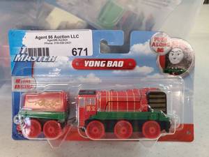 lot 671 image: Thomas &amp Friends TrackMaster Push Along Yong Bao Train Engine- NEW Old Stock- Sealed