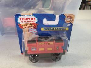 lot 675 image: Thomas Wooden Railway - Musical Caboose- NEW Old Stock- Sealed