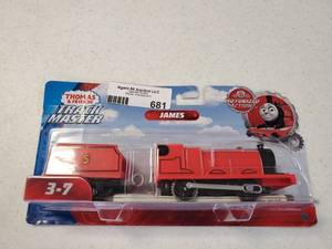 lot 681 image: Fisher-Price Thomas &amp Friends TrackMaster Motorized James Engine- NEW Old Stock- Sealed