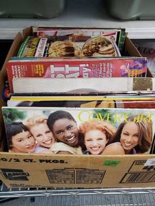 lot 9705 image: Large Box of Womens Magazines