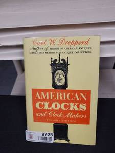 lot 9725 image: American Clocks- Hardcover Book