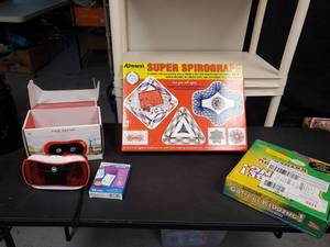 lot 9733 image: Toy and Game Lot- Includes 50th Anniversary Edition Spirograph