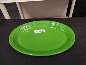 lot 9737 image: Large Fiesta Ware Serving Platter Green
