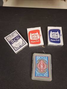 lot 9756 image: 3 Decks of Playing Cards Sealed- Bonus See Deck