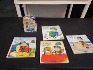 lot 9761 image: Childrens Hardcover Book Lot- Caillou