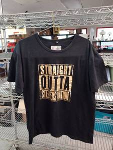 lot 9775 image: Womens Size XL- Straight Outta Steelers Nation- Pittsburgh  NFL Tee