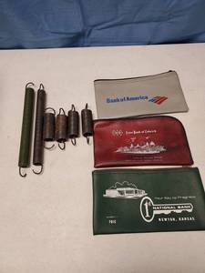 lot 9839 image: Metal Springs and 3 Bank Bags