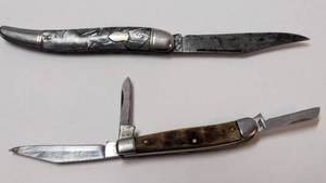 lot 109 image: 2 Vintage Pocket Knives  Sabre Japan & Imperial Prov. R.I.