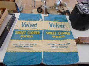 lot 4128 image: Velvet Sweet Clover Seed Sacks (2)