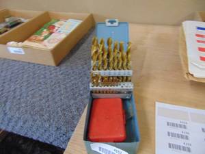 lot 4152 image: Drill Box with Bits - Appear Unused