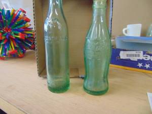 lot 4160 image: Coca-Cola Bottle and Ginger Ale Bottle - Both Wichita Ks.