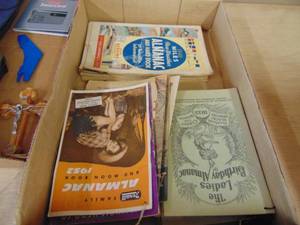 lot 4162 image: Vintage Almanacs