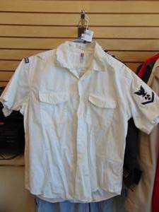 lot 4207 image: Navy Uniform Shirt - Vintage USS Worden