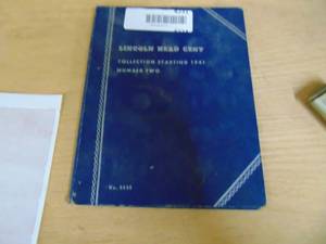 lot 4231 image: Lincoln Cent book  amd Burgess Snaplight