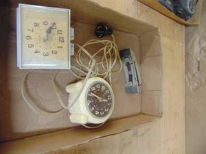 lot 4241 image: 2 Alarm Clocks and Stapler