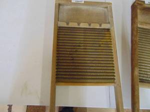 lot 4243 image: Brass Washboard