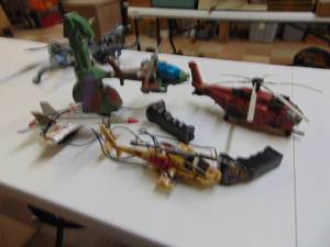 lot 4249 image: Miscellaneous Airplane - Helicopter toys