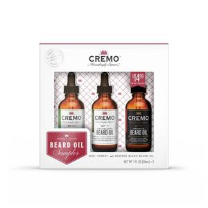 lot 1029 image: Cremo Beard Oil Sampler Giftset - 3ct3 fl oz