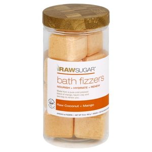 lot 1034 image: Raw Sugar Raw Coconut And Mango Bath Fizzers - 8ct
