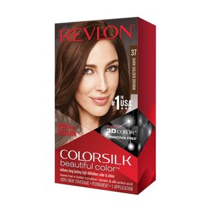 lot 1149 image: Revlon Colorsilk Beautiful Color, Permanent Hair Dye with Keratin, 100% Gray Coverage, Ammonia Free, 37 Dark Golden Brown