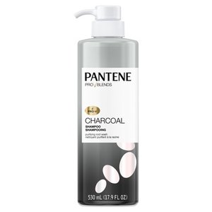 lot 1218 image: Pantene Pro-V Blends Charcoal Purifying Root Wash Shampoo - 17.9 fl oz