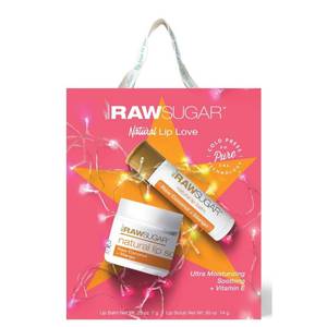 lot 1241 image: Raw Sugar Pure Lip Duo - Raw Coconut  Mango