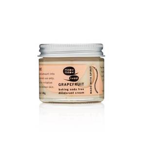 lot 1253 image: Meow Meow Tweet Deodorant Cream - Baking Soda Free Grapefruit - 2oz