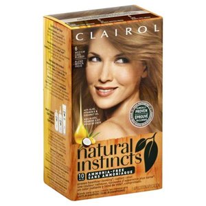 lot 1289 image: Clairol Natural Instincts Demi-Permanent Hair Color - 8A Medium Cool Blonde, Linen - 1 kit