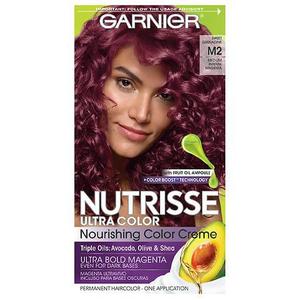 lot 1293 image: Garnier Nutrisse Ultra Color Nourishing Permanent Hair Color Cr�me - Medium Intense Magenta