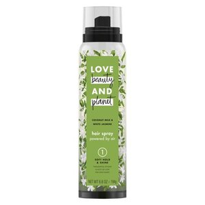 lot 1309 image: Love Beauty & Planet Coconut Milk and White Jasmine Soft Hold and Shine Hair Spray - 6.8oz