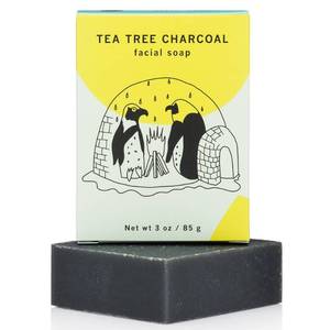 lot 1341 image: Meow Meow Tweet Tea Tree Charcoal Facial Bar - 2.5oz