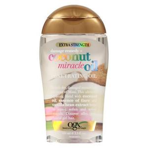 lot 1359 image: OGX Extra Strength Damage Remedy  Coconut Miracle Oil Penetrating Oil, 3.3 FL OZ