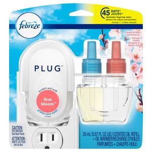 lot 1389 image: Febreze Plug First Bloom Starter Kit - 0.87 fl oz