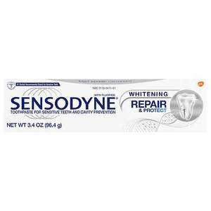 lot 1396 image: Sensodyne Repair & Protect Sensitive Whitening Toothpaste for Sensitive Teeth, 3.4 oz