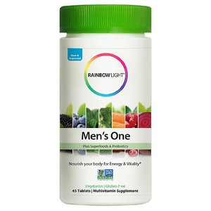 lot 38 image: Rainbow Light Mens One Multivitamin Tablets - 45ct