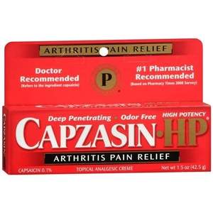 lot 70 image: Capzasin High Potency Arthritis Pain Relief 1.5oz